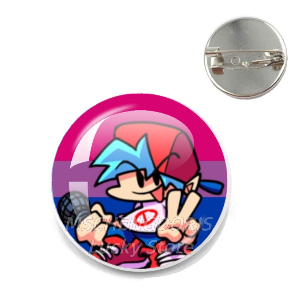 Gaming Accessories Gift For Boyfriend - Przypinka Friday Night Funkin' - Boyfriend,