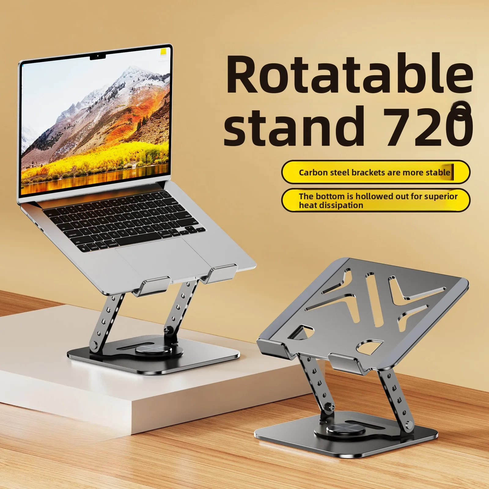 Gaming Accessories Ipad - Aluminiowy stojak pionowy na laptopa, składany