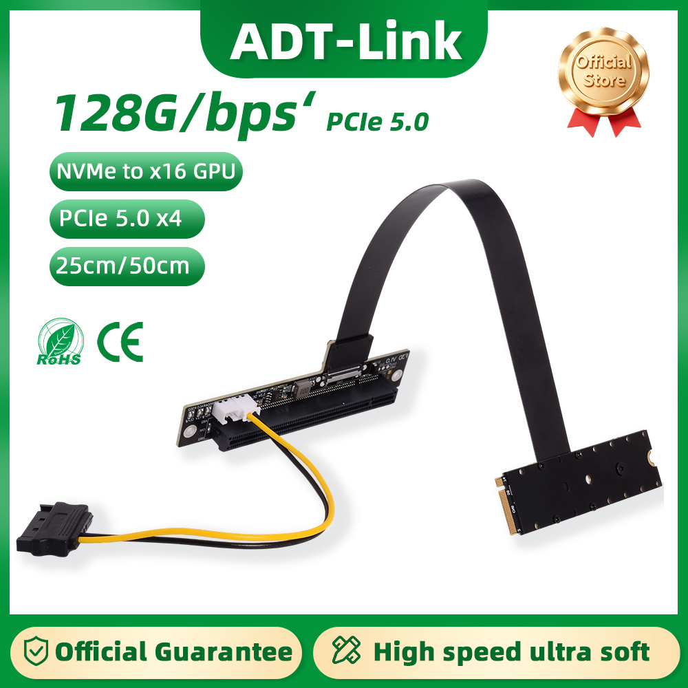 Adapter ADT-Link PCIe 5.0 M.2  – Pcie Extension Cable recenzja i cena